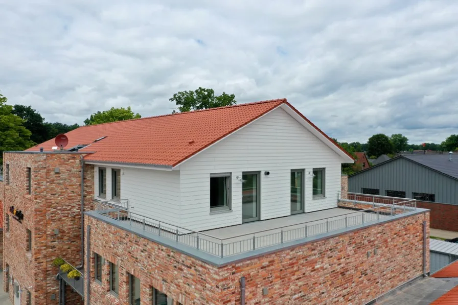 Penthousewohnung - Wohnung kaufen in Lauenbrück - Stilvolle Neubau-Penthouse-Wohnung mit großzügiger Dachterrasse