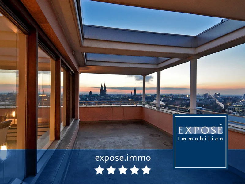 W1071_Titelbild - Wohnung kaufen in Bremen - Einmalig für Stadtliebhaber: Penthouse mit freiem Blick zum Dom