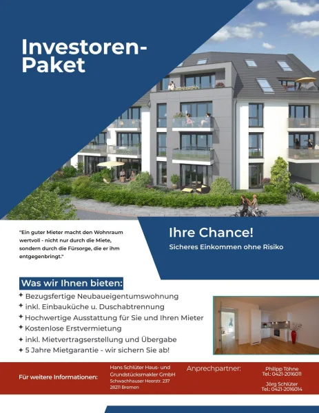 Investorenpaket