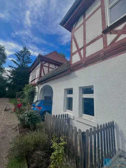 Außenbereich - Wohnung mieten in Kranichfeld - Ferienwohnung an der Niederburg in Kranichfeld!