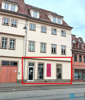 Hausansicht - Laden/Einzelhandel kaufen in Erfurt - Attraktive Gewerbeeinheit im Zentrum von Erfurt zu verkaufen!