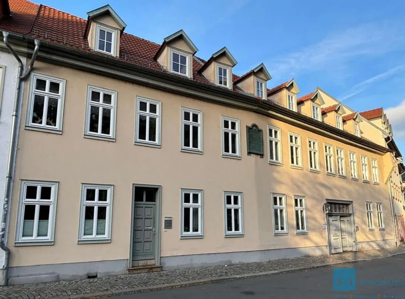 bearbeitet - Wohnung kaufen in Erfurt - Stilvolle Eigentumswohnung mit Terrasse und Tiefgaragenstellplatz in der Erfurter Altstadt!