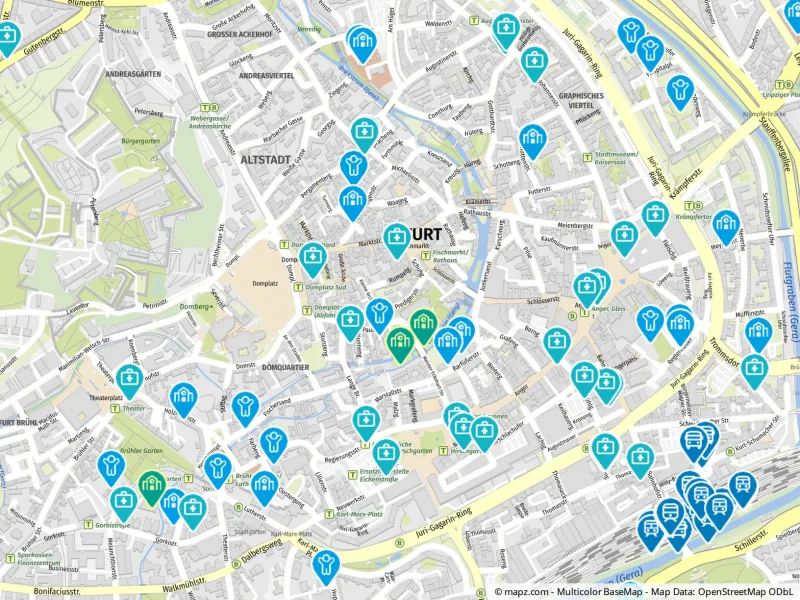 Geolyzer Kartenausschnitt