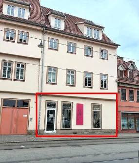 Außenansicht - Laden/Einzelhandel kaufen in Erfurt / Altstadt - Attraktive Gewerbeeinheit im Zentrum von Erfurt zu verkaufen!