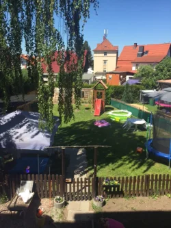 Garten - Wohnung mieten in Gotha - *Renovierte 3-Raum-Wohnung im Erdgeschoss mit Gemeinschaftsgarten*