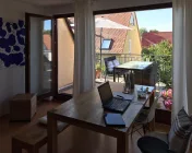 DG: Blick auf den Balkon