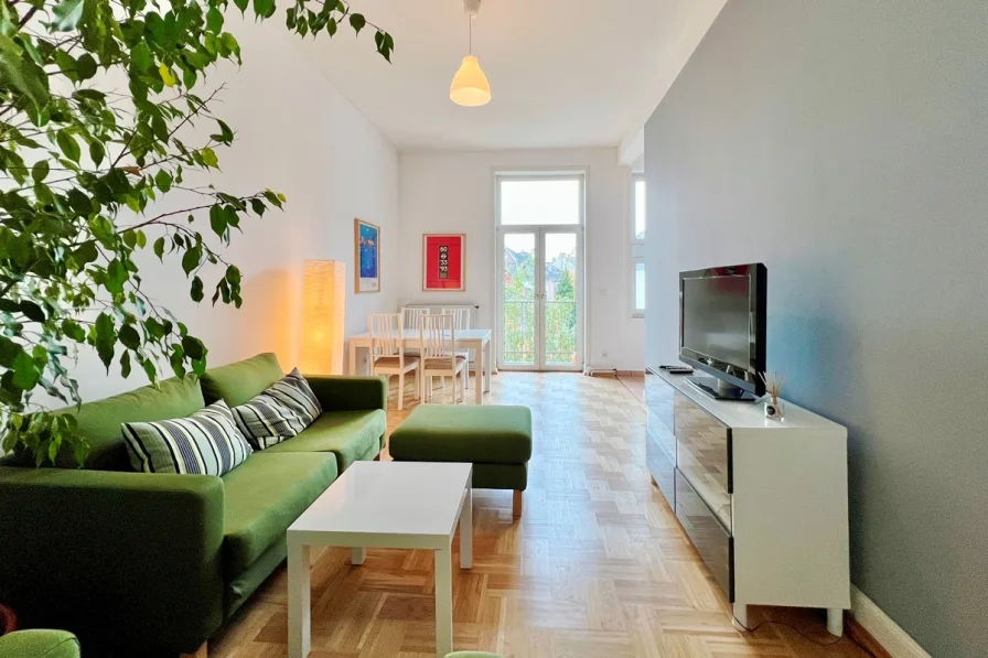 Wohnen - Wohnung kaufen in Frankfurt am Main - 3-Zimmer-Stil-Altbauwohnung in begehrter Lage von Frankfurt-Sachsenhausen