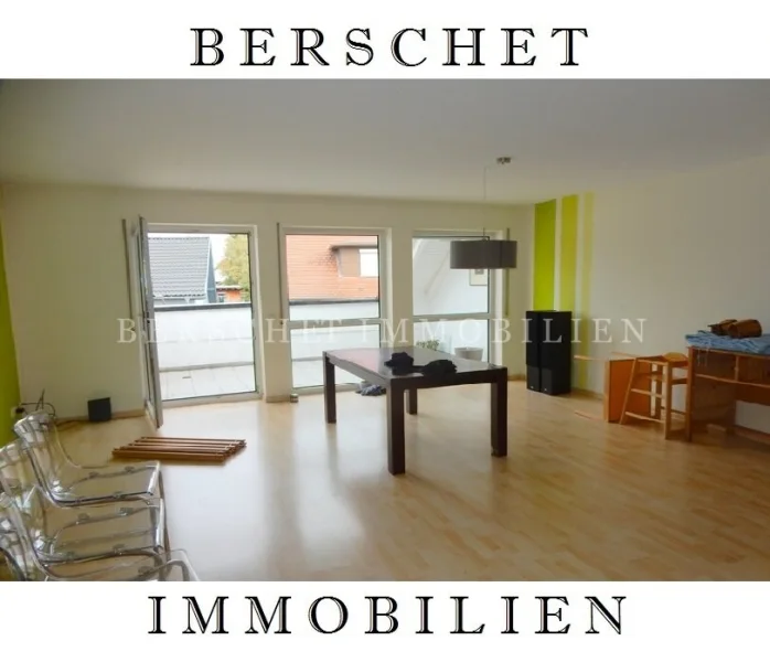  - Wohnung mieten in Obertshausen - Großzügige 2-Zimmer Dachgeschosswohnung in gepflegtem Haus in Obertshausen