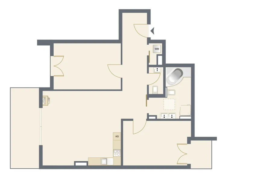 3-Zimmerwohnung - Wohnung mieten in Frankfurt am Main - Penthouse mit traumhaftem Blick