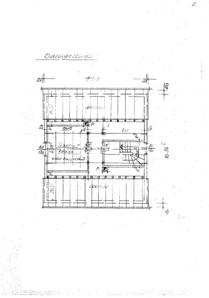 Grundriss Speicher