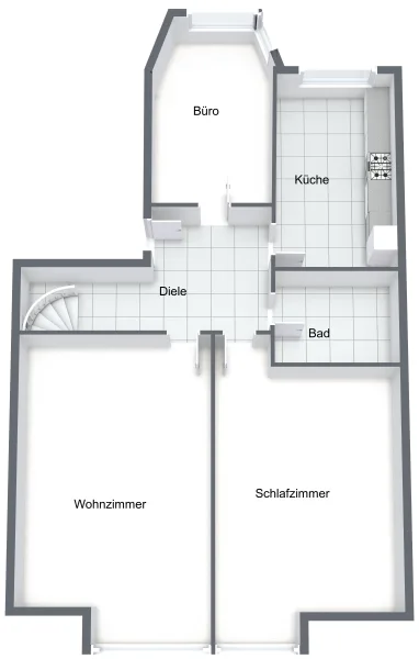 Grundriss 3. Etage