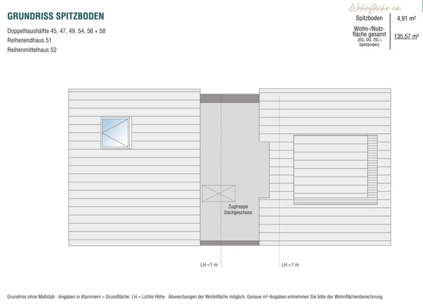 Grundriss Spitzboden 