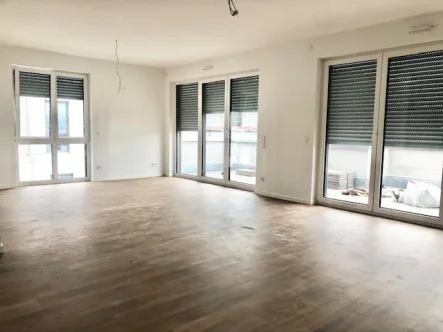 Wohn-/Esszimmer - Wohnung mieten in Hanau - Neubau Erstbezug! Penthouse der Superlative in perfekter Lage!