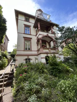 Außen - Haus kaufen in Wiesbaden - Charmante Altbau-Villa als Mehrfamilienhaus in Top-Lage von Wiesbaden