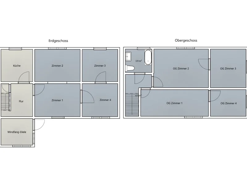 typenähnlicher Grundriss