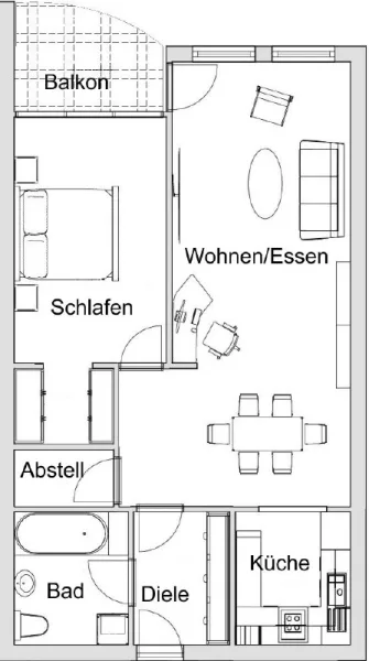 Wohnungsgrundriss