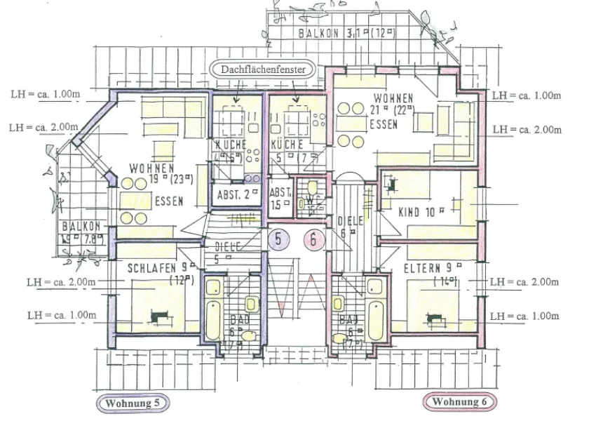 Grundriss Dachgeschoss