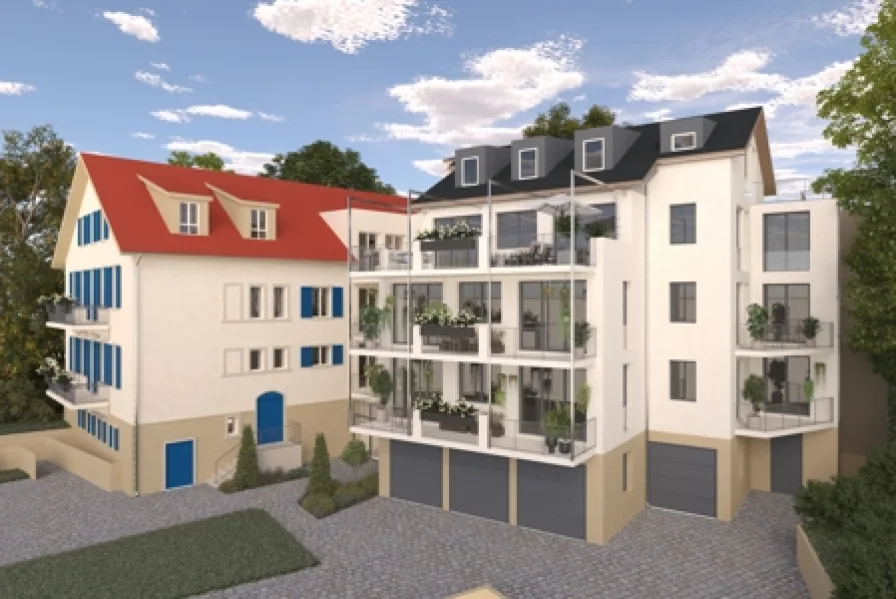 2 - Wohnung kaufen in Seeheim-Jugenheim / Jugenheim - Energieeffizienter Neubau in Bevorzugter Wohnlage, Barrierefrei, 3-Zi. ETW mit 2x Balkonen