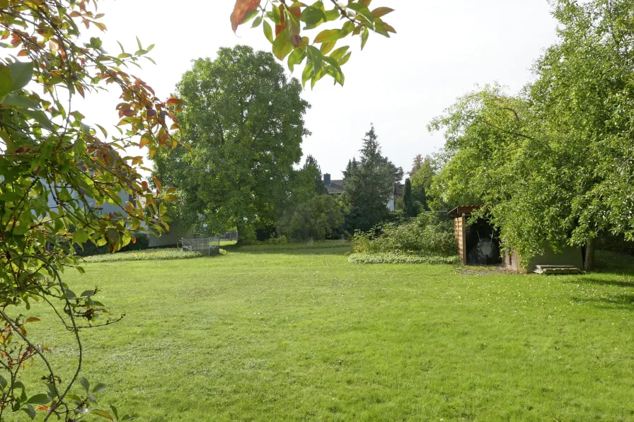 Grundstücksansicht von Norden - Wohnung kaufen in Vellmar - NEUBAU: Erstbezug schöne Gartenwohnung, zentral und ruhig