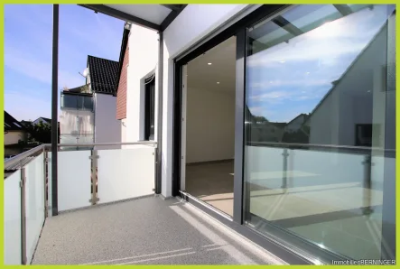 Südterrasse - Wohnung kaufen in Darmstadt / Wixhausen - NEUBAU! Energieeffiziente 4- Zimmer Wohnung mit Südbalkon für gehobene Ansprüche