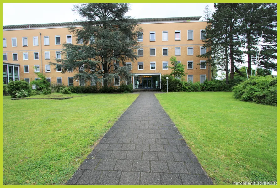 Hausansicht Haupteingang - Wohnung mieten in Darmstadt - Modernes Studentenapartment direkt am Campus in Darmstadt