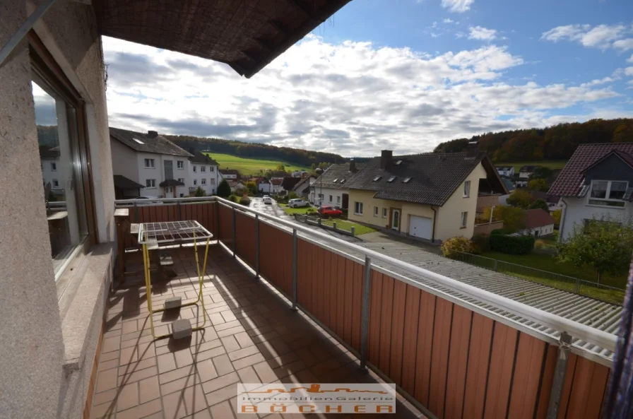 Balkon (SW) mit Aussicht (EG)