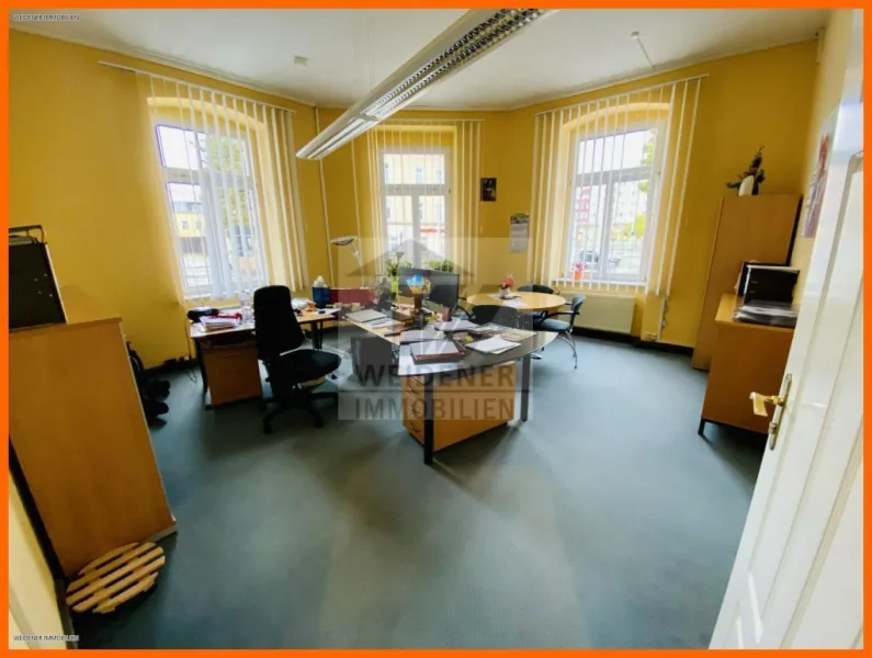 Chefzimmer - Büro/Praxis mieten in Gera - Büroflächen in schönem Gründerzeitbau! ca. 117 m² im EG! Top Lage!