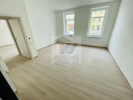Wohnen - Wohnung mieten in Gera - Hochwertig sanierte, barrierefreie 2 Raum Wohnung mit Terrasse & Bad mit Dusche! EBK* vorhanden.