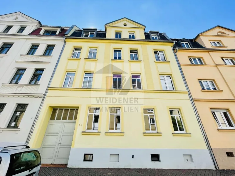 Ansicht - Wohnung mieten in Gera - 2 Raum Wohnung mit Süd-Balkon in der Freitagstraße / Ostviertel! EBK*