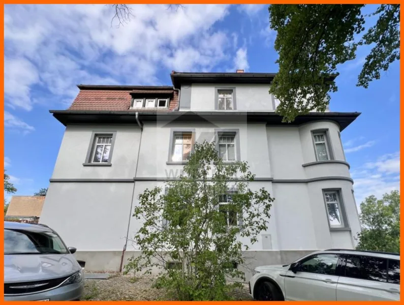 Ansicht - Haus kaufen in Ronneburg - Stilvolles Wohnhaus in grüner ruhiger Lage von Ronneburg!