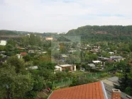 Gartenanlage hinter dem Haus