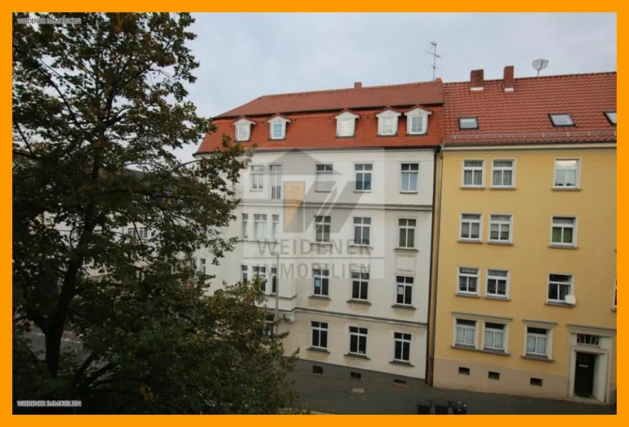 Hausansicht - Wohnung mieten in Gera - **Ihr neues Zuhause wartet: 4-Raum-Wohnung mit Komfort-Badezimmer und großzügigem Wohnambiente!**