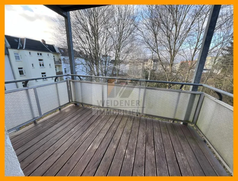 Balkon - Wohnung mieten in Gera - Sonnige 2-Raum-Wohnung mit Balkon (Westseite) und Aufzug!