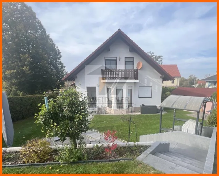 Ansicht - Haus kaufen in Ronneburg, OT Raitzhain - Großzügiges Wohnhaus mit Blick auf den Raitzhainer Teich!