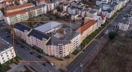 Ansicht - Laden/Einzelhandel mieten in Gera - Attraktive Ladenfläche (102,21 m²) in gut frequentierter Lage nahe der Innenstadt zu vermieten!