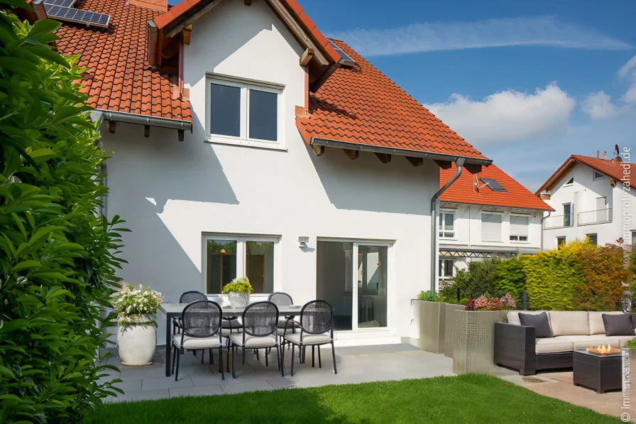 Terrasse 1 - Haus mieten in Weiterstadt - Doppelhaushälfte in Weiterstadt-Gräfenhausen