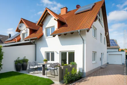 Hausansicht - Haus mieten in Weiterstadt - Ihr neues Zuhause – Großzügig, modern und voller Wohlfühlmomente