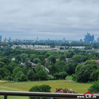 Ausblick - Wohnung kaufen in Frankfurt am Main - vermietetes 1-Zimmer-Apartment mit Skyline-Blick