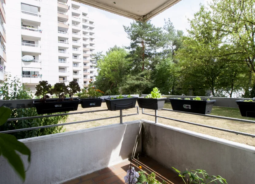 Balkon Ansicht1 - Wohnung kaufen in Griesheim - 2-Zi.-ETW in Griesheim für Kapitalanleger