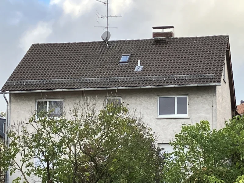 Hausansicht - Haus kaufen in Modautal - Freistehendes 2-Familienhaus mit Nebengebäuden in schöner, ruhiger Lage von Modautal