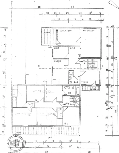 Grundriss OG 10 + 10a