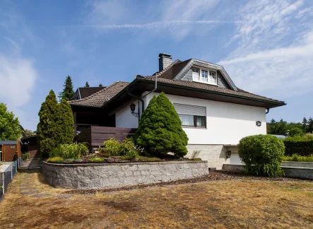 Hausansicht 4 - Haus kaufen in Mühltal - Schönes, großes und ruhig gelegenes 1-2 Familienhaus mit großem Grundstück in Mühltal-Traisa