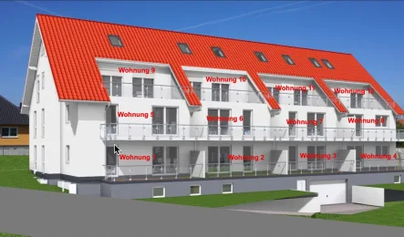 Perspektive Balkon - Wohnung kaufen in Vellmar - W 01 -Interessante Wohnung für Eigennutzer und Kapitalanleger- für Kapitalanleger ohne Mietrisiko