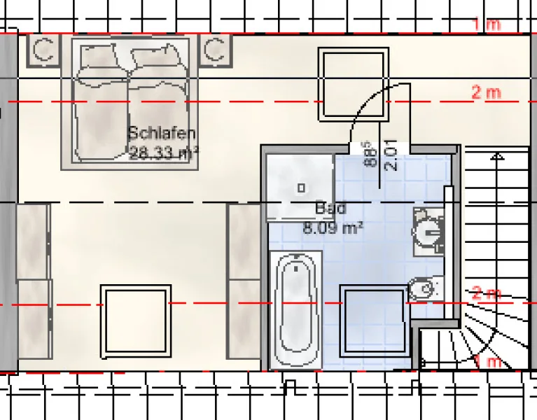 W 11 Maisonette