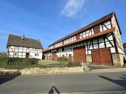 Gesamtansicht - Haus kaufen in Knüllwald / Oberbeisheim - Jede Menge Platz für Ihre Ideen: Stilvoller Bauernhof in Knüllwald!KEINE KÄUFERPROVISION