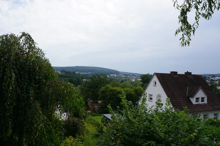 Aussicht vom Balkon