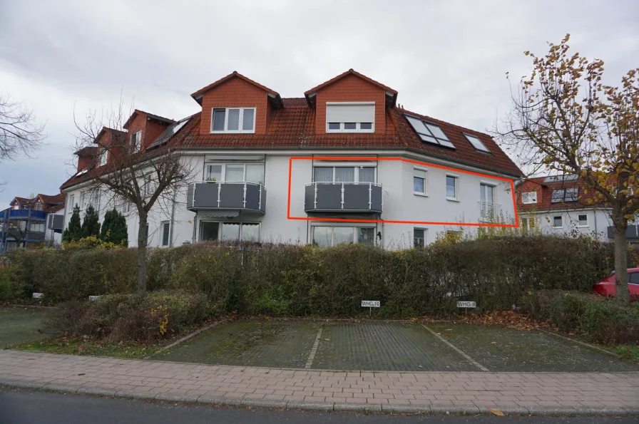 Ansicht - Wohnung kaufen in Guxhagen - Attraktive Eigentumswohnung mit Garage. Keine Käuferprovision!