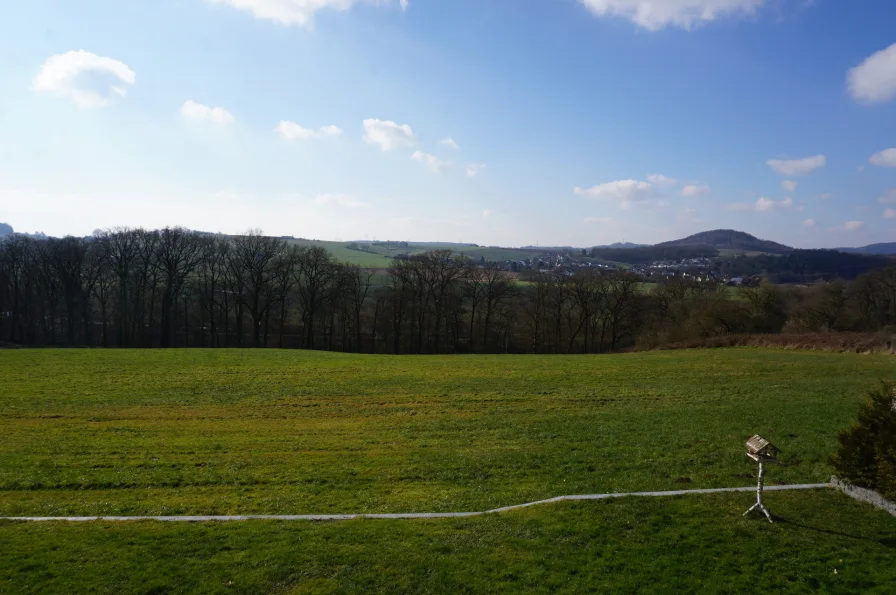 Blick vom Balkon