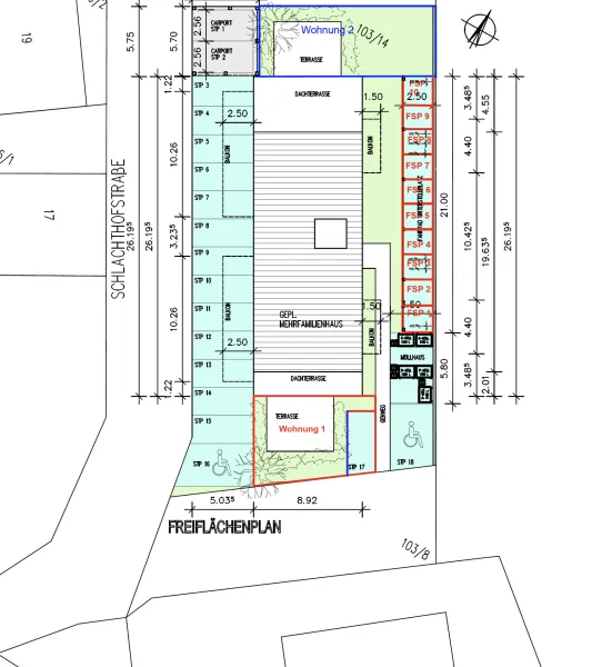 Freiflächenplan