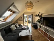 Blick ins Wohnzimmer